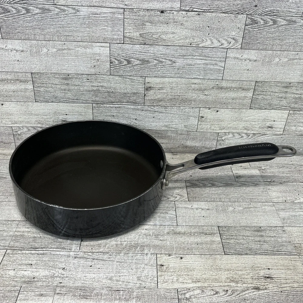 KitchenAid 3QT Non Stick Balanced Heat Distribution Sauce Pan‎ Skillet No Lid